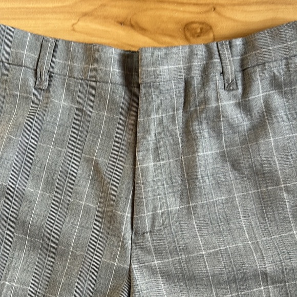 Grey plaid River Island dress shorts - Picture 2 of 5